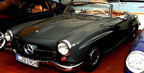 Leipzig Oldtimer Verkauf Foto: Mercedes Benz SL Roadster