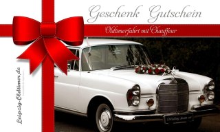 Leipzig Oldtimerfahrten: Mercedes Heckflosse (Erlebnis-Geschenk-Gutschein)