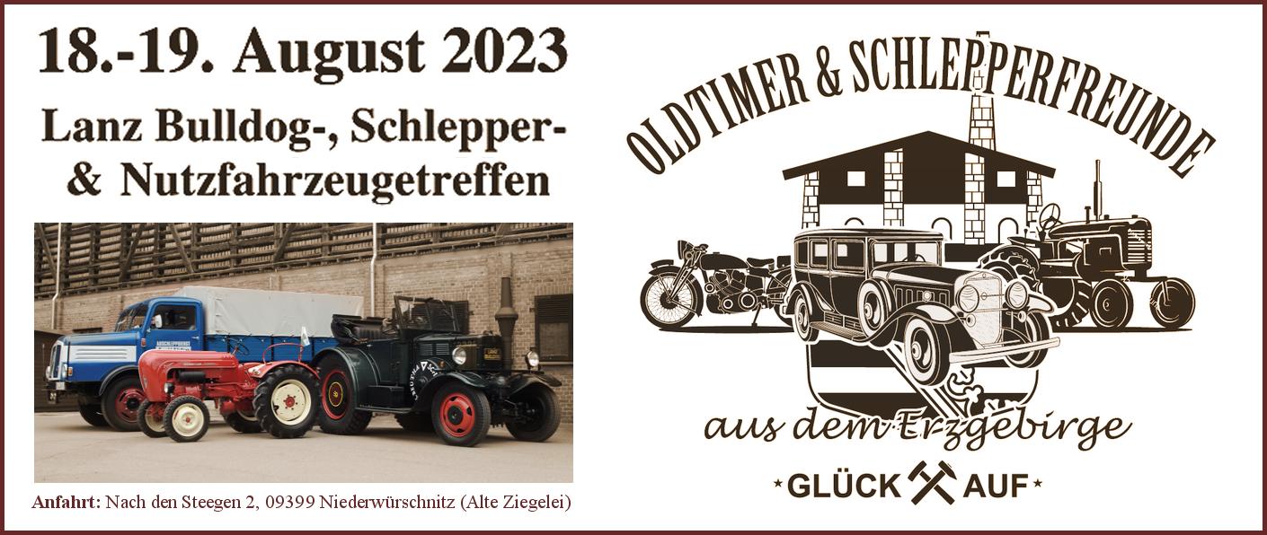Foto: Lanz Bulldog Treffen 2023  in Niederwürschnitz (Erzgebirge/Sachsen)