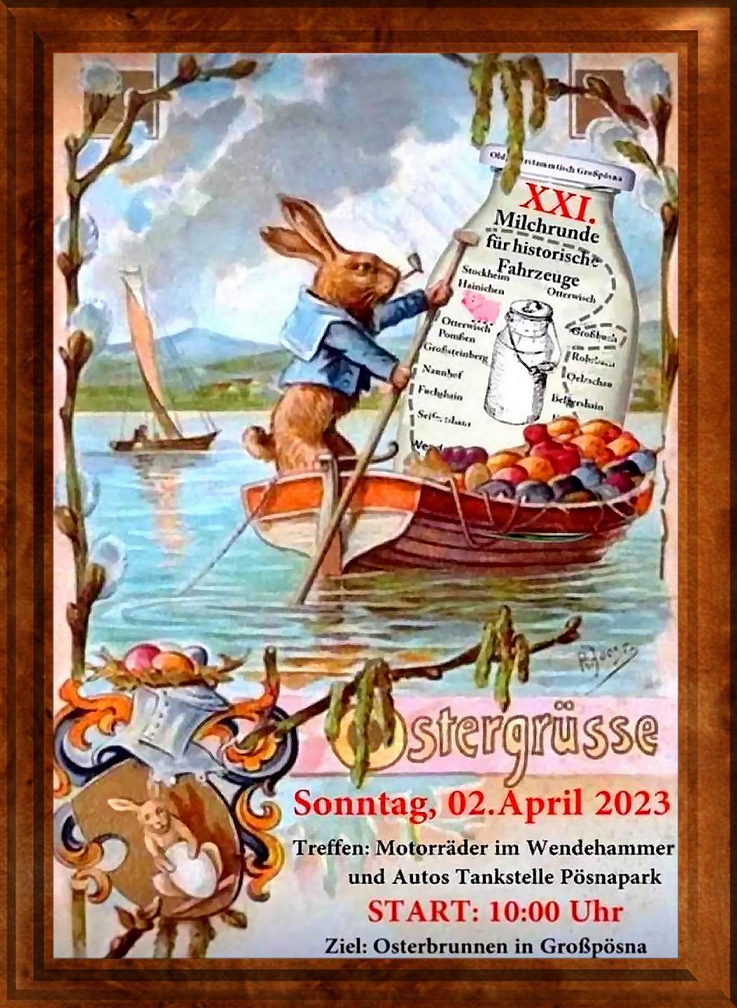 Foto: Oldtimer Milchrunde Ostern 2023