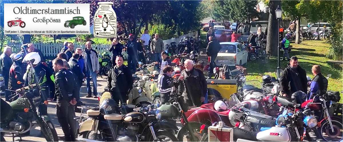 Foto: Oldtimer Ausfahrt Grosspoesna - Die Milchrunde