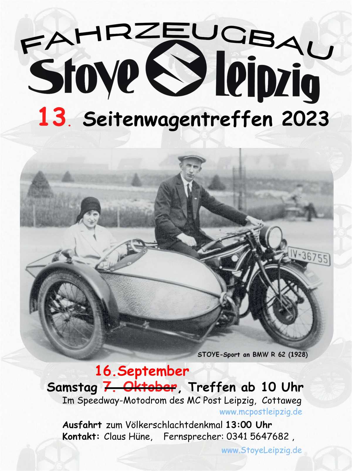 Foto: Stoye Seitenwagen Motorradtreffen in Leipzig (Gespanntreffen Sachsen)