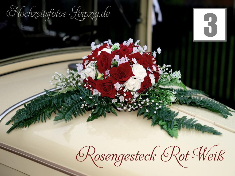 AUTOSCHMUCK, 24 Blumenarrangements für Hochzeitsfahrten