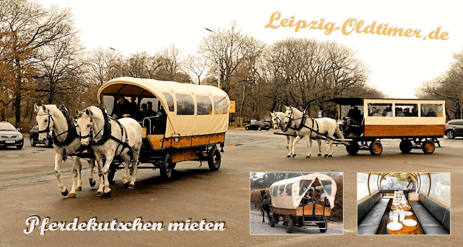 Foto: Kutschfahrten Leipzig: Pferdekutschen mieten