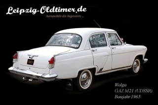 Leipzig-Oldtimer.de - Mietwagen Wolga M21 Weisse Luxuslimousine - Baujahr 1965