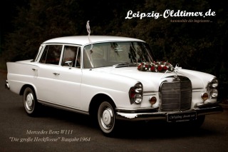 Mercedes Benz Oldtimer zur Hochzeit mieten (Leipzig Oldtimer Vermietung)
