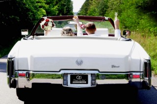 US Classic Car in Markkleeberg mieten - Cadillac Hochzeitscabrio