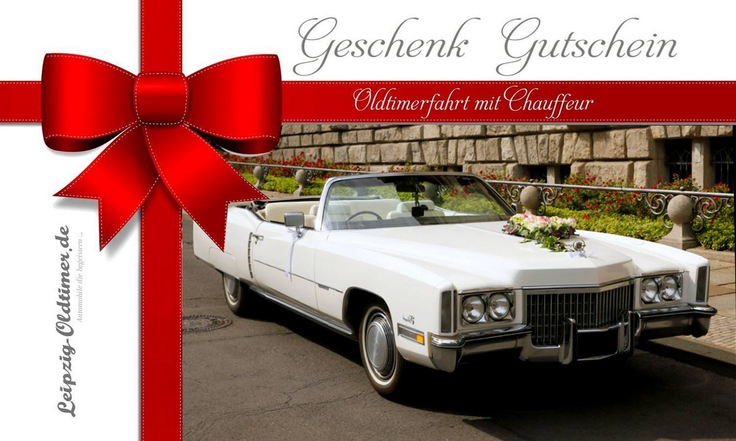 Geschenkgutschein Oldtimerfahrt mit Cadillac Eldorado Cabrio Baujahr 1972