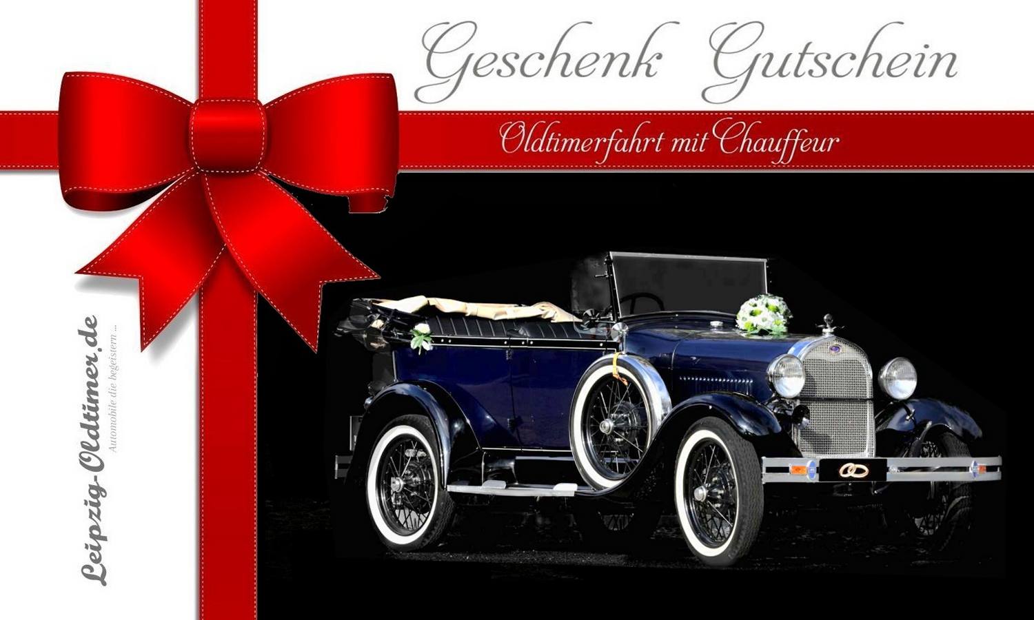Geschenkgutschein Oldtimerfahrt mit Ford Model-A  Cabrio Baujahr 1930