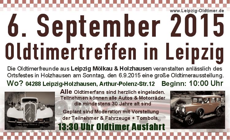 Oldtimertreffen Leipzig Holzhausen 2015