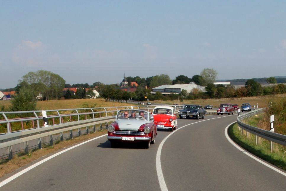 Oldtimerrundfahrt in Gropsna