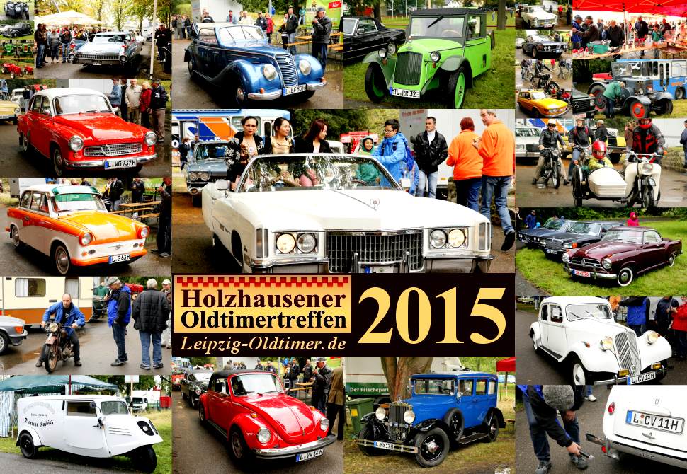 Fotocollage: Oldtimertreffen Leipzig (Holzhausen)