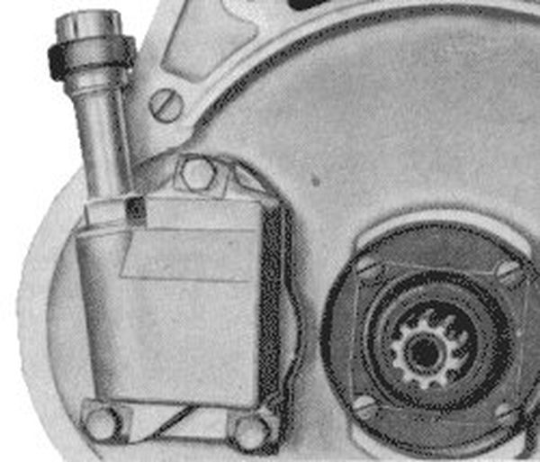 BK350 Getriebe - Tachoantrieb
