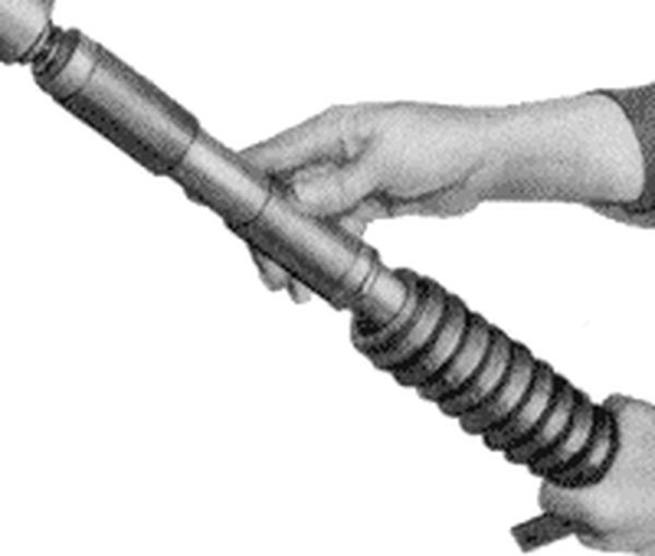  IFA MZ BK 350 Reparaturhandbuch - Teleskopgabel zerlegen
