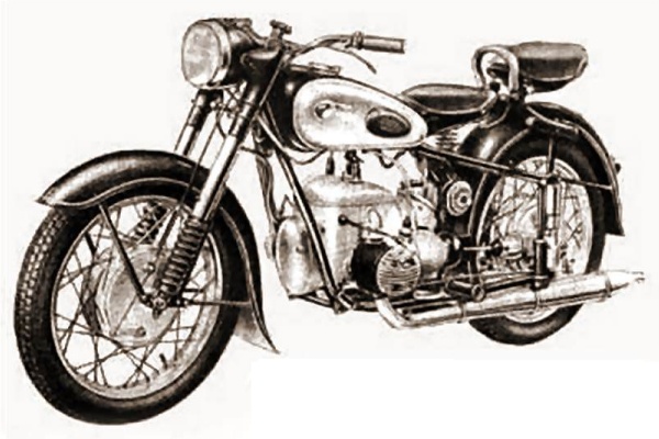  IFA MZ BK 350 Reparaturhandbuch - Scheinwerfer einstellen