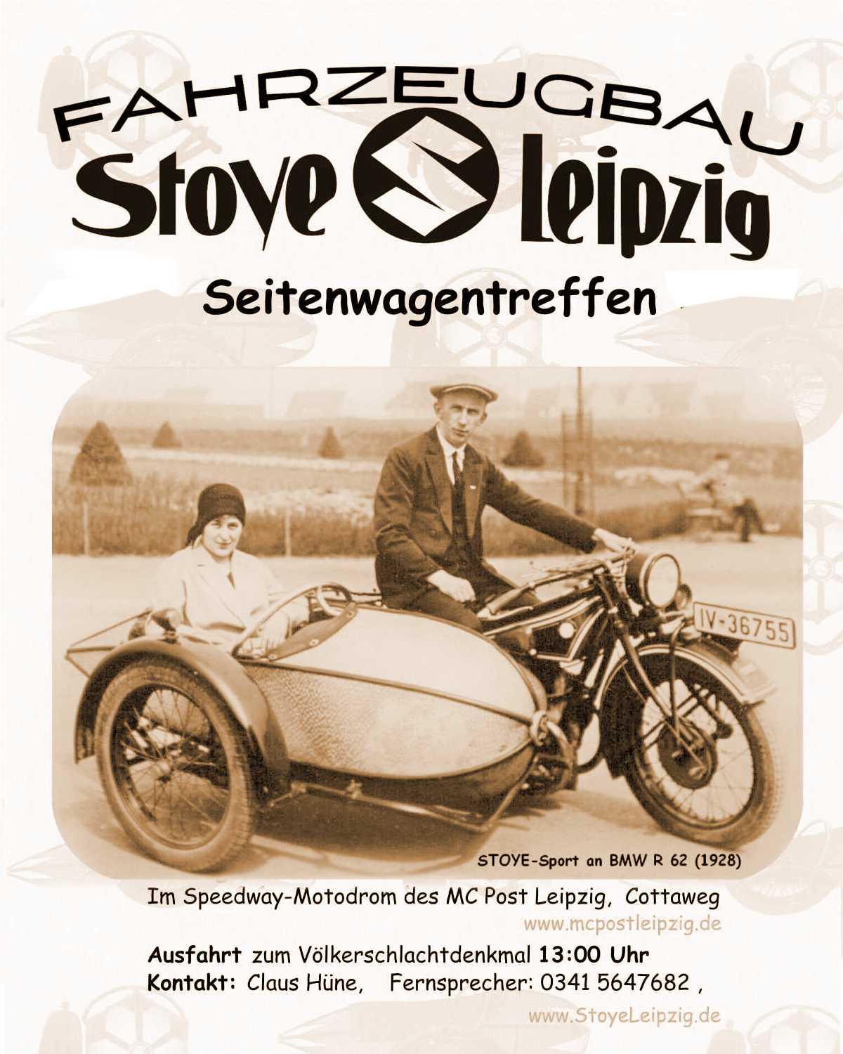 Foto: Stoye Seitenwagen Motorradtreffen in Leipzig (Gespanntreffen Sachsen)