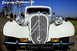 Citroen-Oldtimer-Hochzeitsauto (Oldtimervermietung Grimma)