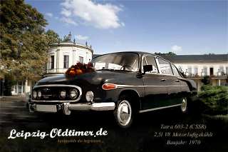 Hochzeitsauto-Vermietung: Tatra in Leipzig mieten: Tatra-603-Oldtimer-Baujahr-1970