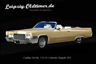 Cadillac DeVille Hochzeitscabrio mieten