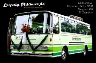 Leipzig-Oldtimer.de - Hochzeitsbus-Vermietung: Oldtimerbus mieten